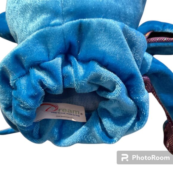 DREAM Plush Octopus Hand Puppet 5 Shimmery Tentacles for the Hand Very Cute - Picture 7 of 10